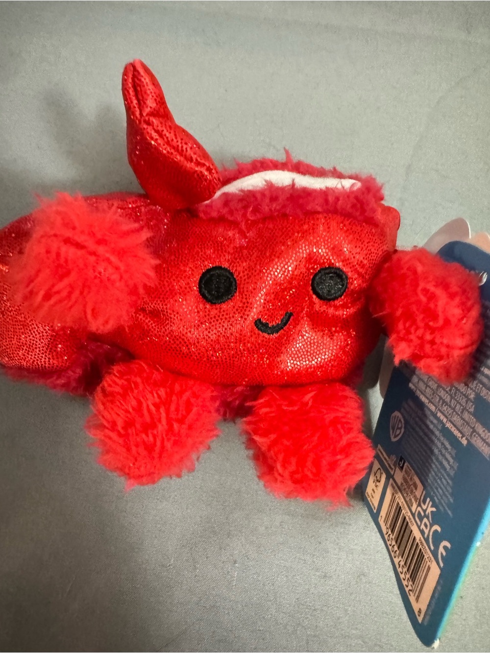 Warner Bros. Red Plush Crab with Black Eyes